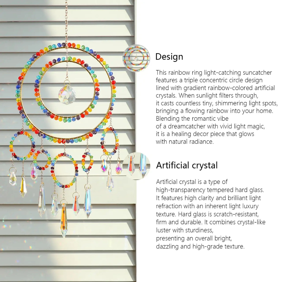 rainbow maker,front porch,window,hanging,garden,gift