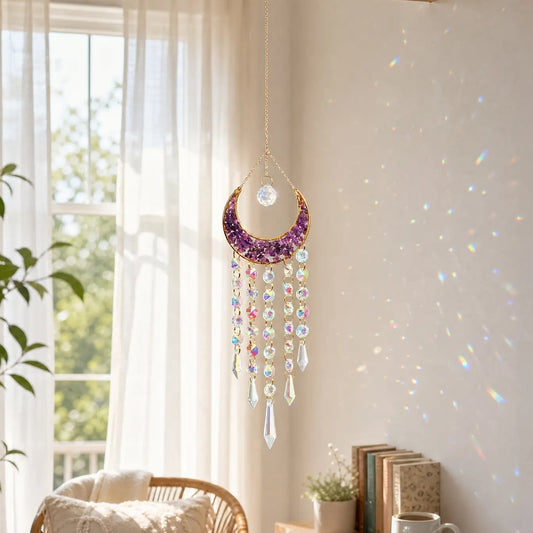 rainbow maker,front porch,window,hanging,garden,gift