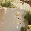 Handmade Dreamy Star Moon Crystal Suncatcher, Rainbow Maker for Window Porch & Garden Decor