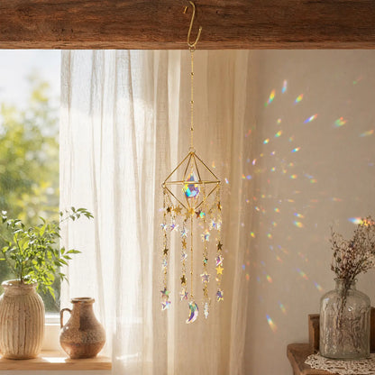 rainbow maker,front porch,window,hanging,garden,gift