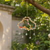 Handmade Chakra Rainbow Cloud Crystal Suncatcher, Rainbow Maker for Window Porch & Garden Decor