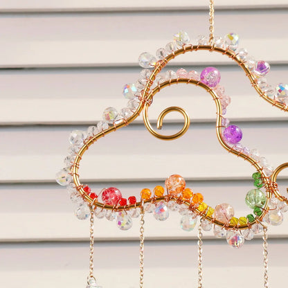 rainbow maker,front porch,window,hanging,garden,gift