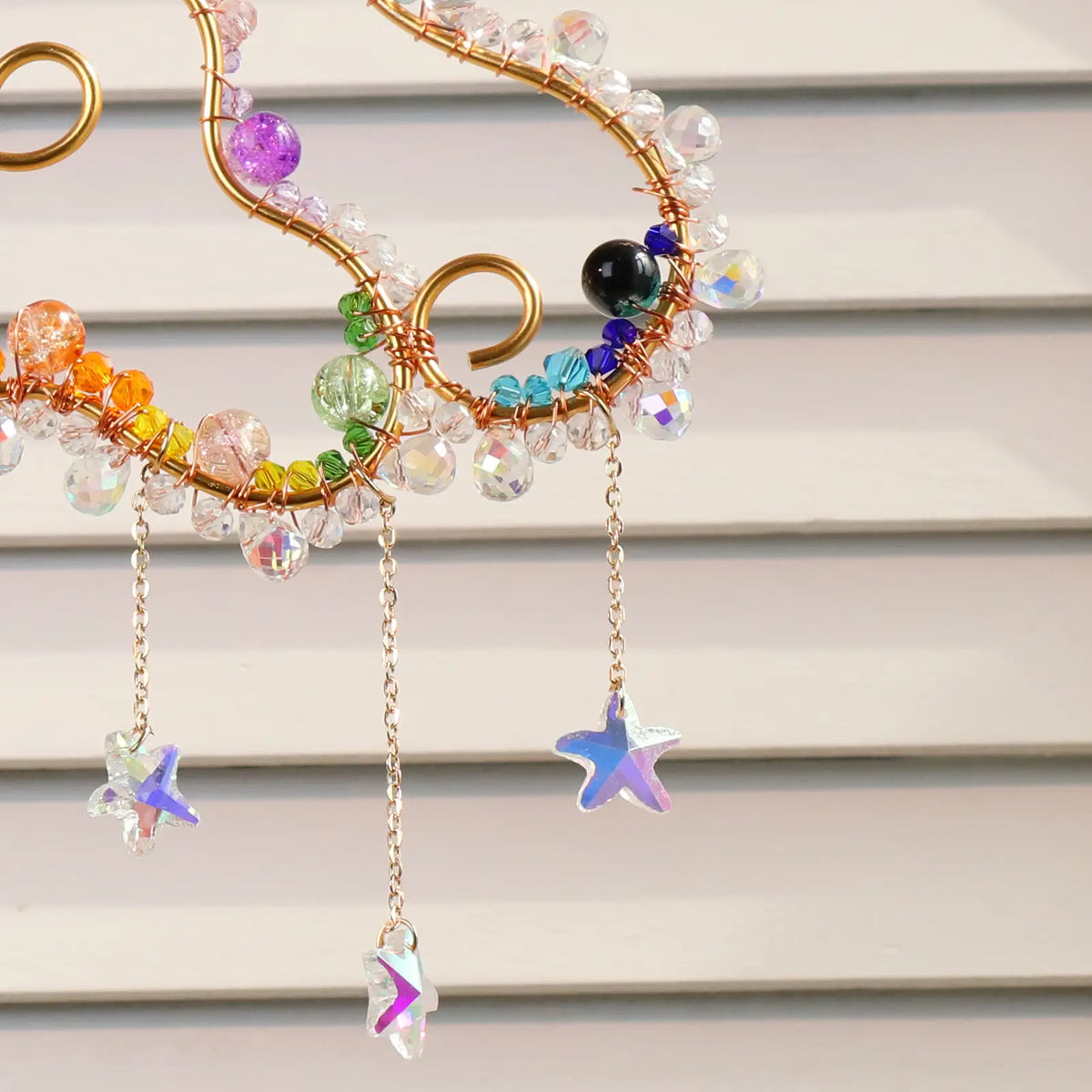 rainbow maker,front porch,window,hanging,garden,gift
