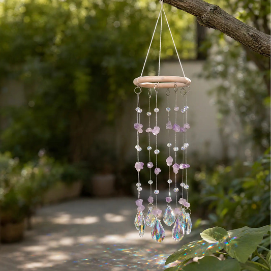 rainbow maker,front porch,window,hanging,garden,gift