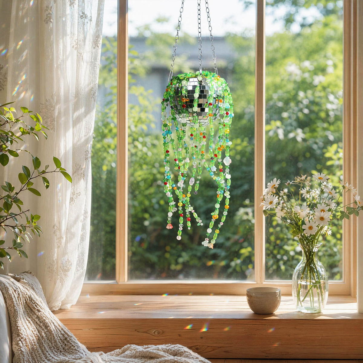 rainbow maker,front porch,window hanging,garden,gift