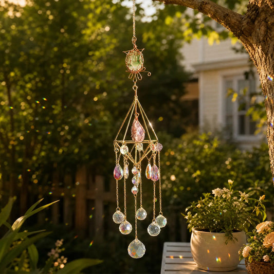 rainbow maker,front porch,window,hanging,garden,gift