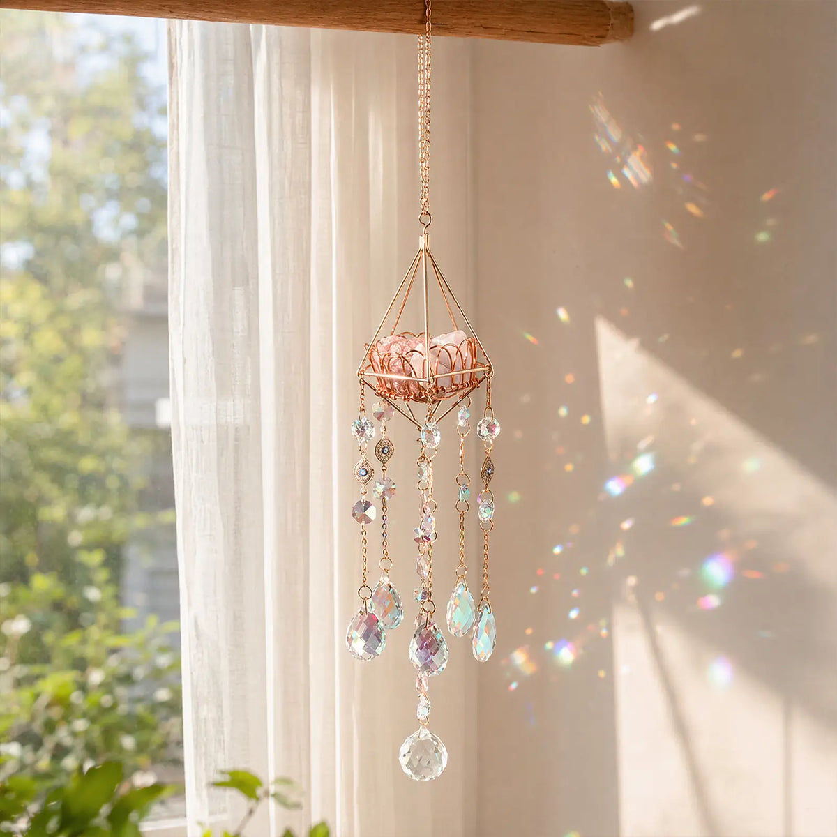rainbow maker,front porch,window hanging,garden,gift