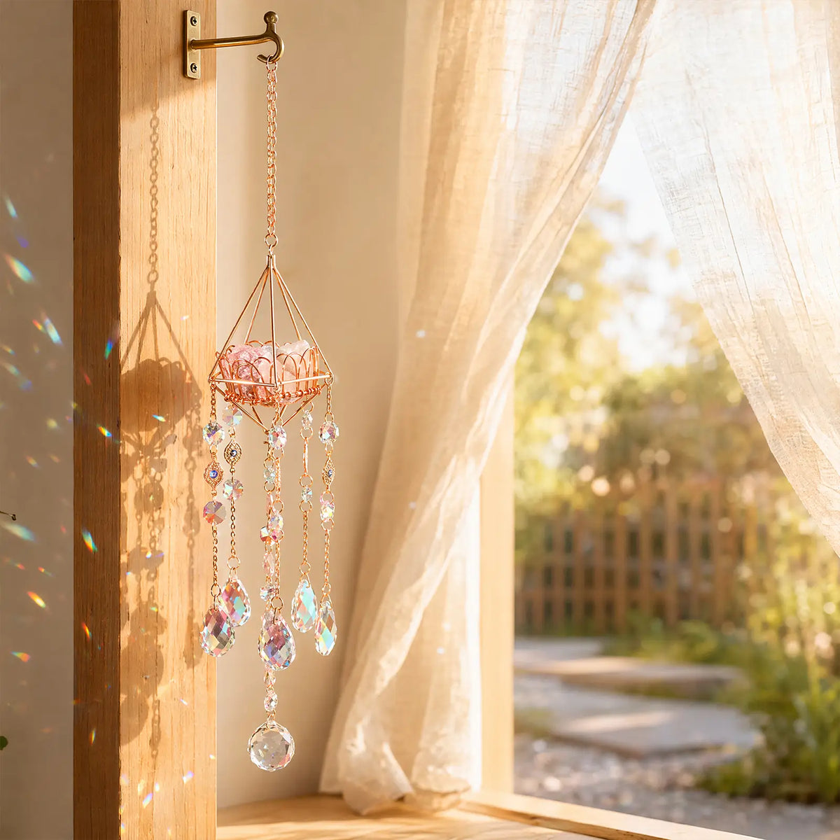 rainbow maker,front porch,window hanging,garden,gift