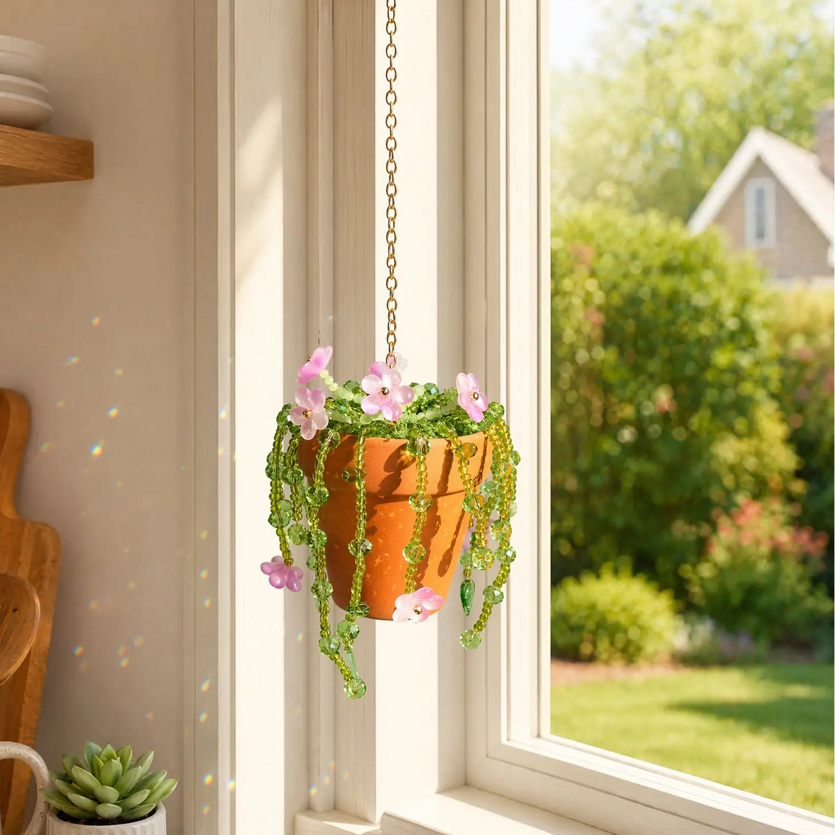 rainbow maker,front porch,window hanging,garden,gift