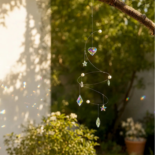 rainbow maker,front porch,window,hanging,garden,gift