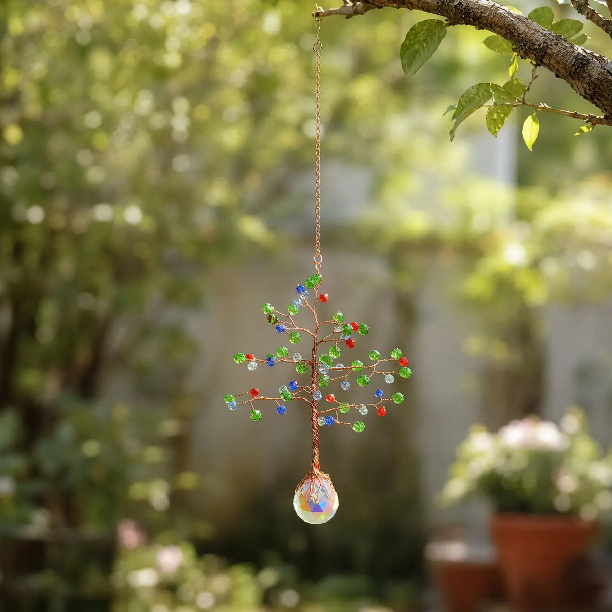 rainbow maker,front porch,window,hanging,garden,gift