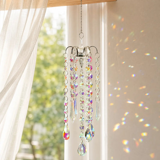 rainbow maker,front porch,window,hanging,garden,gift