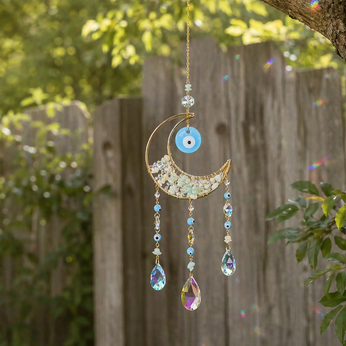 rainbow maker,front porch,window,hanging,garden,gift