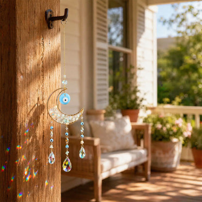rainbow maker,front porch,window,hanging,garden,gift
