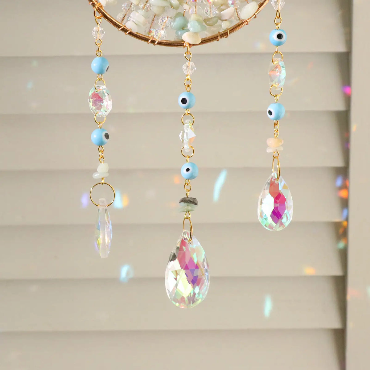 rainbow maker,front porch,window,hanging,garden,gift