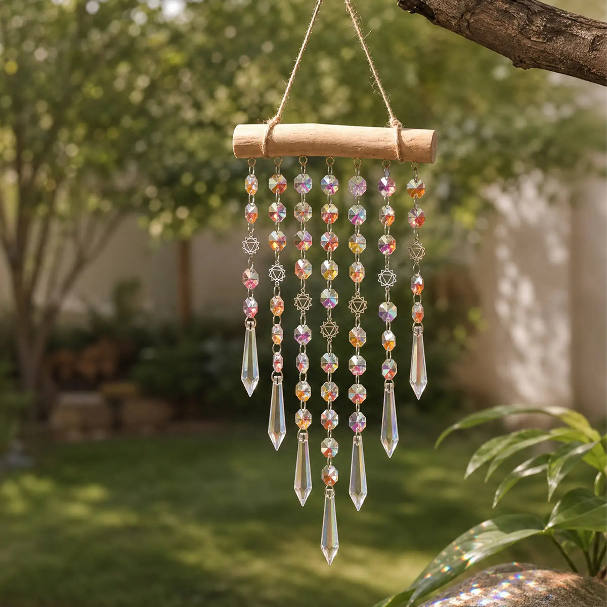 rainbow maker,front porch,window,hanging,garden,gift