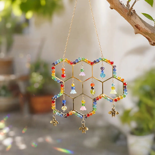 rainbow maker,front porch,window,hanging,garden,gift