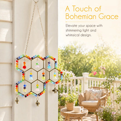 rainbow maker,front porch,window,hanging,garden,gift
