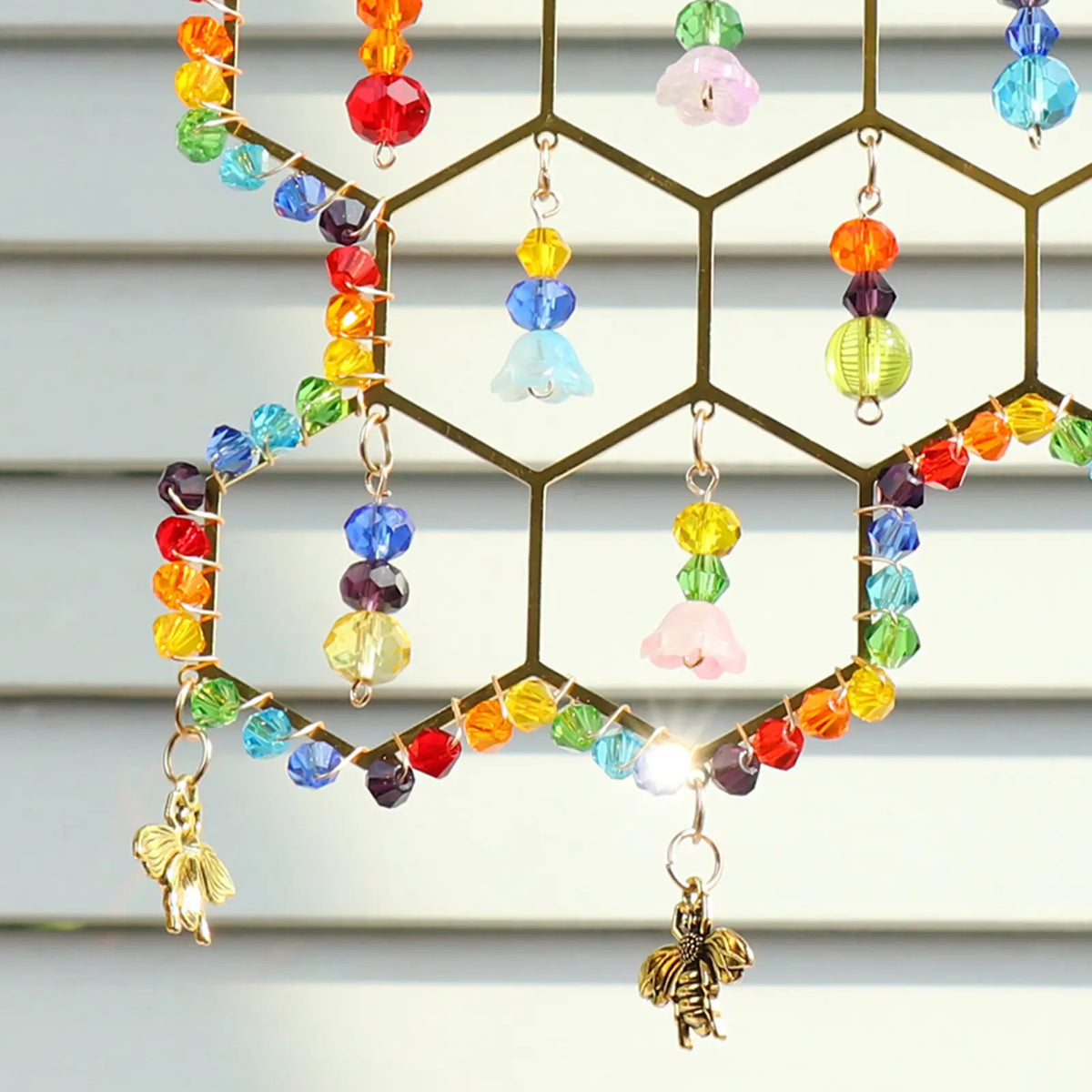 rainbow maker,front porch,window,hanging,garden,gift