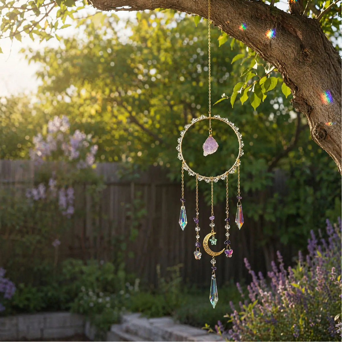 rainbow maker,front porch,window hanging,garden,gift