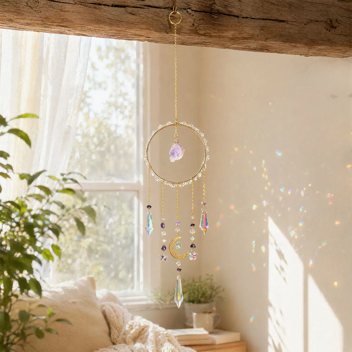 rainbow maker,front porch,window hanging,garden,gift