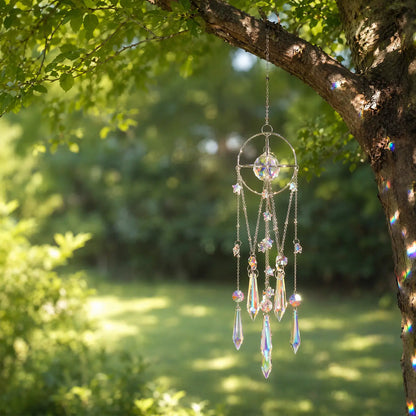 rainbow maker,front porch,window,hanging,garden,gift