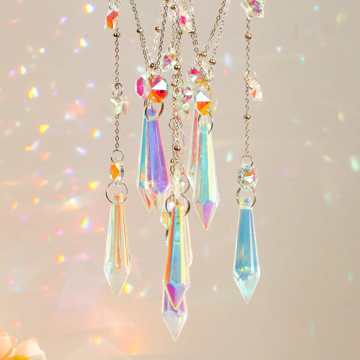 rainbow maker,front porch,window,hanging,garden,gift