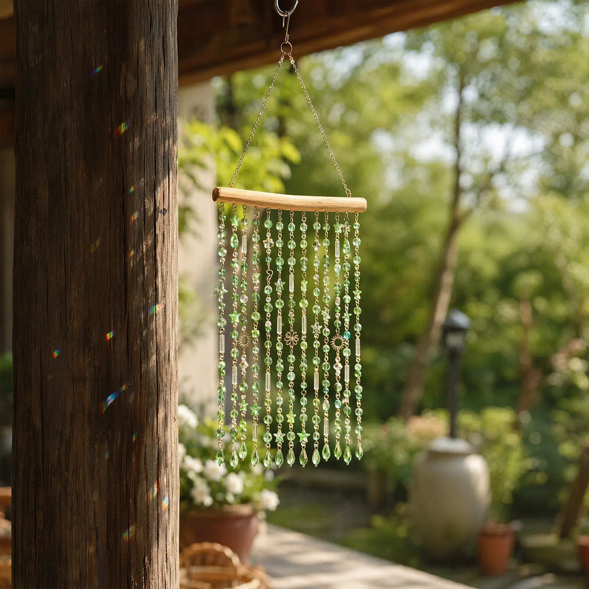 rainbow maker,front porch,window,hanging,garden,gift