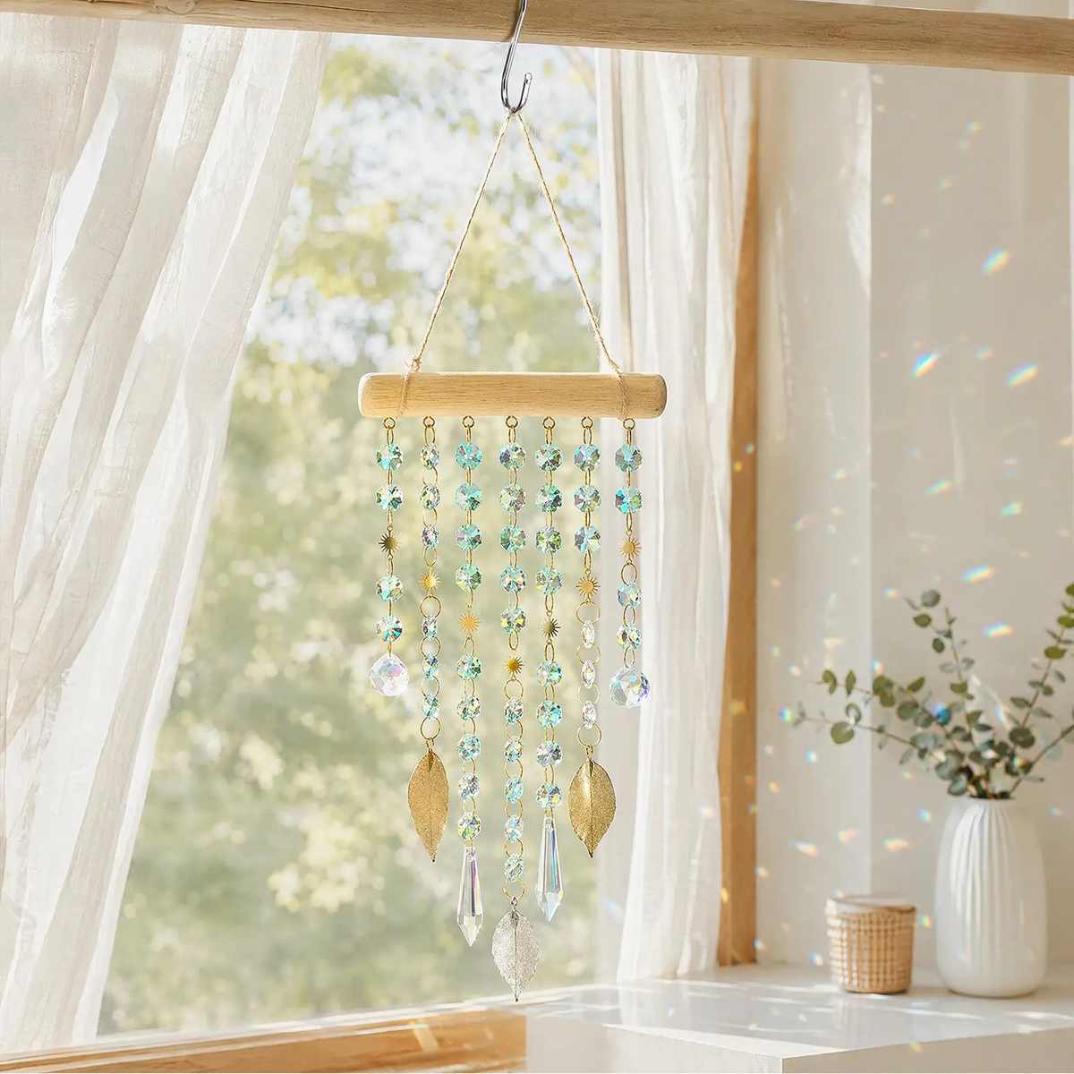 rainbow maker,front porch,window hanging,garden,gift