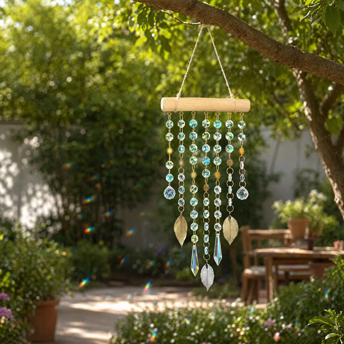 rainbow maker,front porch,window hanging,garden,gift