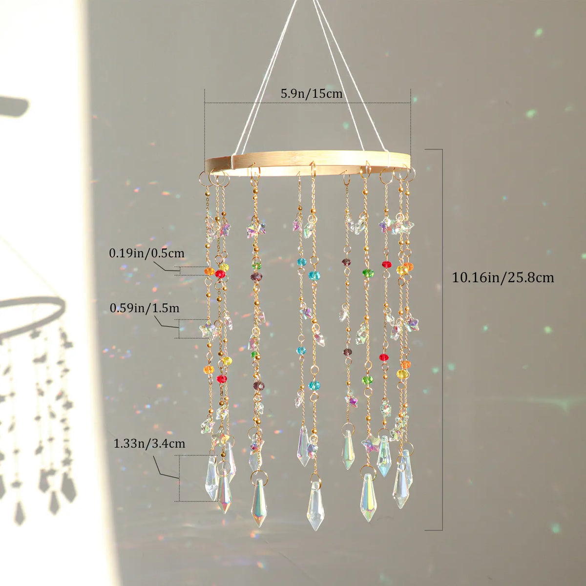 rainbow maker,front porch,window,hanging,garden,gift